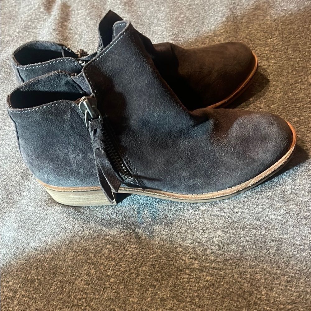 Dolce Vita Black Suede Ankle Boots